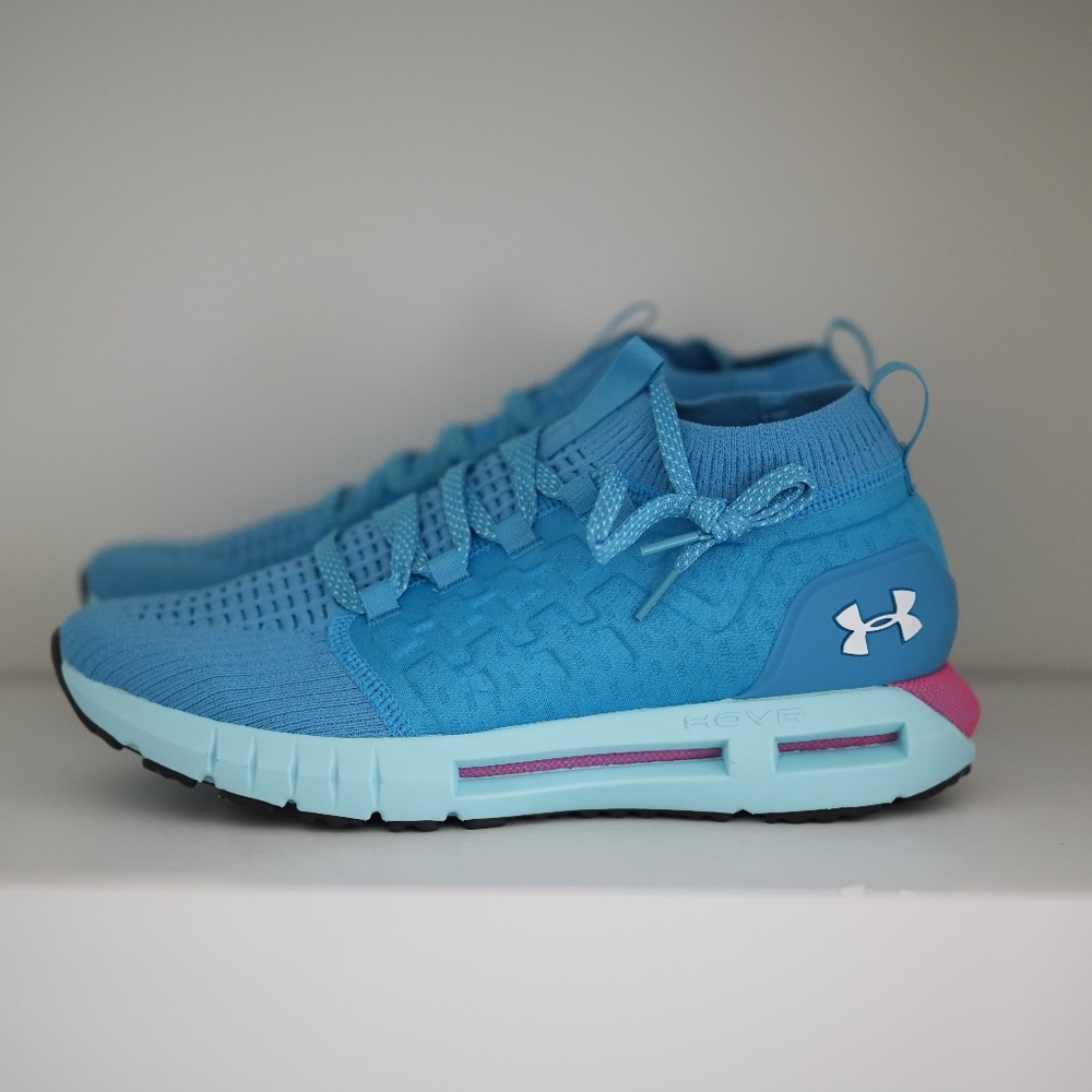 UA Under Armour HOVR Phantom 1 Ether Blue Men Running Shoes